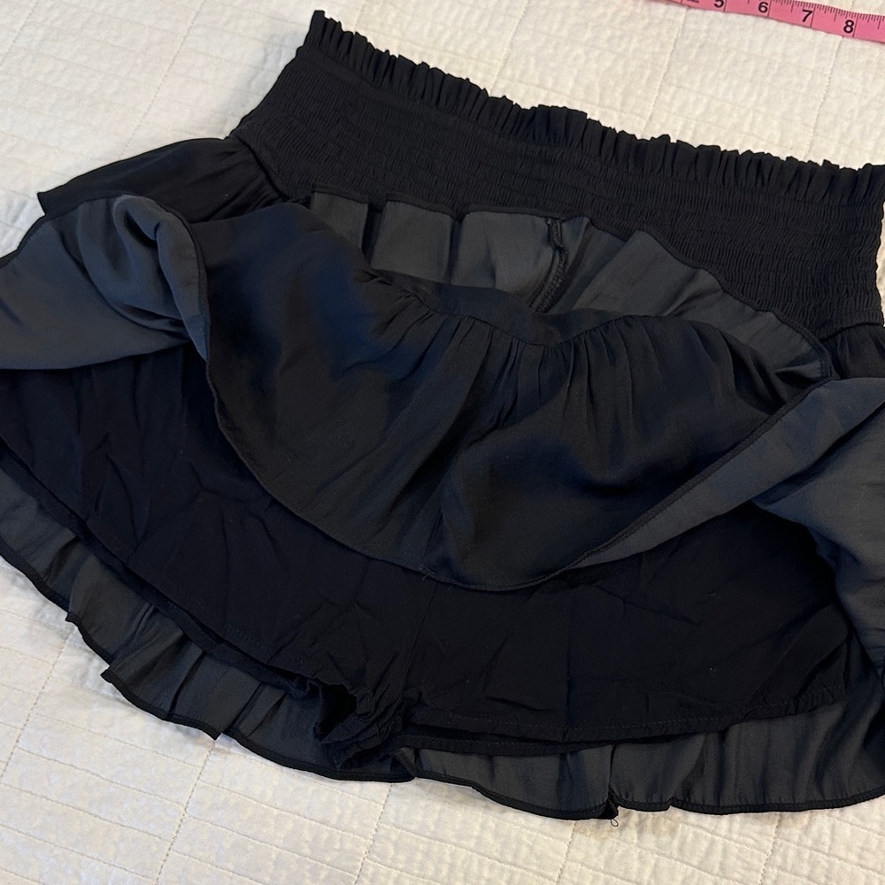 Ruffle Medium Skirt NWOT ee:some smocked waist Black coquettegirl Balletcore - Picture 8 of 8